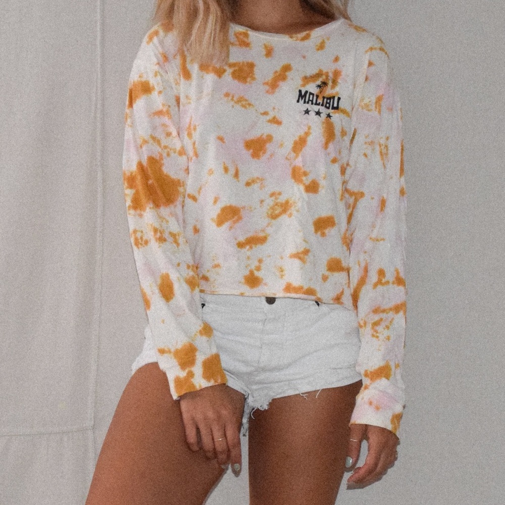 Malibu Crop Tie-Dye Tee